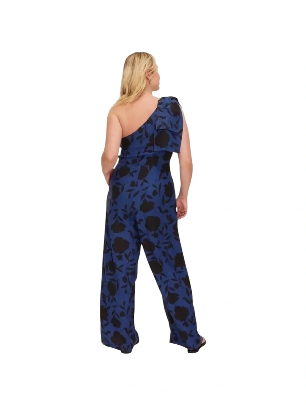 NWT! Kate Spade New York Classic Rose Jumpsuit-Navy/Black Size 10